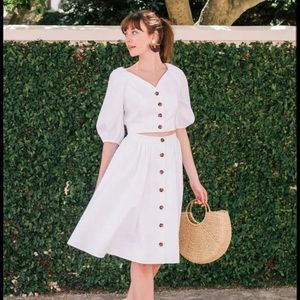 Gal Meets Glam White Two Piece Set